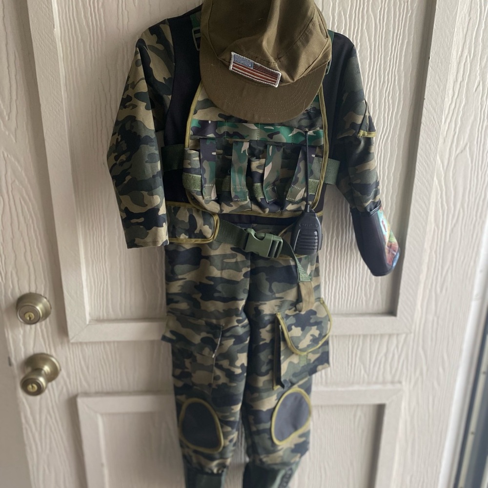 Kids Camouflage Costume Set